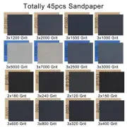 Mixed Sandpaper Set 1545 Sheets for Automotive For Wood and Metal Finishing