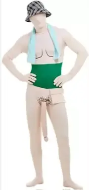 Big Willy Man Tanned Costume