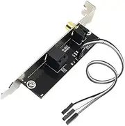 Binxind 24Bit 192Khz Daughter Card SPDIF Optical and Out Plate Cable Bracket Digital Audio Output for