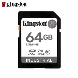 Kingston Industrial 工業級 SD 記憶卡 32G 64G 高耐用 A1 U3 V30 大卡