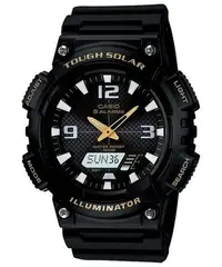 在飛比找Yahoo!奇摩拍賣優惠-CASIO手錶 太陽能電力AQ-S810 W-1 B 指針數