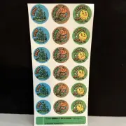 Vintage 80’s Gordy Scratch & Sniff Stickers - 3 Different Scents - Rare