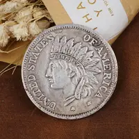 在飛比找樂天市場購物網優惠-1851年美國銀元 1美金自由銀幣銀圓外國硬幣仿古錢幣古玩收