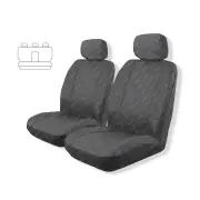 Rear Tailor Made Charcoal Outback Seat Covers for LDV T60 SK8C Dual Cab 17-On