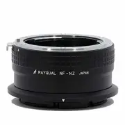 RAYQUAL Mount Adapter NF-NZ (Lens) Nikon F- (Camera) Nikon Z 586083 F/S w/Track#