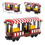 Moc Creative Expert Ideas City Train Railing Crossing Railway Express Bricks Building Blocks Diy Toys For Gifts Banmo