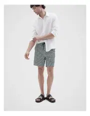 [Unison] Geo Beach Short in Navy