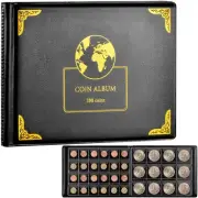 300 Pockets Coin Collection Holder Book Coin Storage Album for Collectors