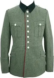 [militaryharbor] WW2 WWII German Heer M27 Officer Artillery Wool Piped Dress Tunic Jacket II