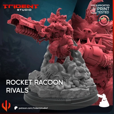 Rocket Raccoon (Rivals) - Marvel: Crisis Protocol Proxy | Trident Studios