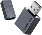 Wireless CarPlay Adapter for Apple, Plug and Play Low Latency Mini Edition