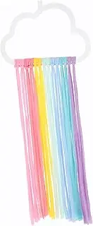 KOMBIUDA Cloudy Rainbow Pendant Girls Hair Bow Holder Decorative Wall Hanging for Boys and Girls Bedroom