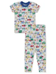 Millie & Myles Boys' 2-Piece Construction Pajamas Set