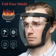 Full Face Protective Mask Anti-fog Shield Safety Clear Riding Face Cover