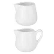 2 Pcs Creamer Pitcher Breastmilk Jug Ceramic Coffee Frothing Cups