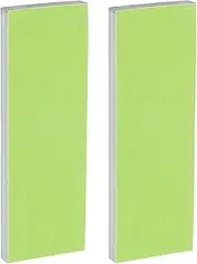 uxcell 2Pcs Knife Handle Liner, 4.7" x 1.6" x 0.3" G10 Spacer Sheets Knife Handle Spacer Material for Knife Scales Slabs Making Supplies Tool, Interlayer Fluorescent Green