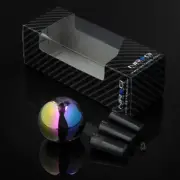 NRG ALUMINUM BALL STYLE SHORT THROW 5-SPEED GEAR SHIFTER SHIFT KNOB NEO CHROME