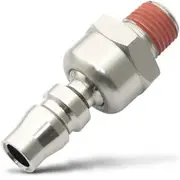 IRONAIR 1/4inch Male Steel Swivel Air Coupler 20PMS20S2