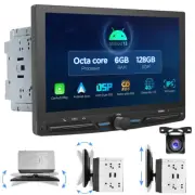 CAM+10.1" Android 13 8Core 6+128 2DIN Car Radio Stereo CarPlay GPS HeadUnit WiFi