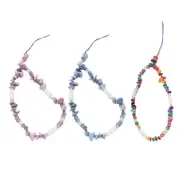 Cellphone Wrist Strap Anti-Lost Lanyard Summer Trendy Stone Pearl Beads Bracelet