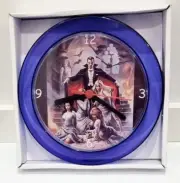 Dracula 7" Purple Novelty Wall/Desk Clock Brand New