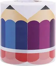 TEHAUX Blackboard Border Trim Self-adhesive Pencil Border Sticker for Camping Bulletin Board Festival Decor Easy Cut