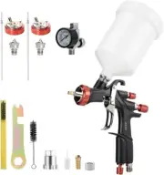 TOOLS INC R500 LVLP Air Spray Gun 1.3 1.5 1.7mm Nozzles Air Regulator A610