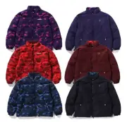 A BATHING APE Men's COLOR CAMO REVERSIBLE DOWN JACKET 1K80144007 z