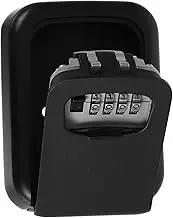 TEMPNAP 1 Set Wall Mount Key Lock Box with Security Lock Box for Keys Resettable Combination for Home Office Apartments Schools Design for Enhanced Security