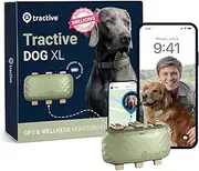 Tractive Dog XL GPS Tracker for Large Dogs, Green