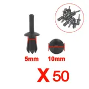 50Pcs Plastic Under Engine Splash Guard Rivet Fastener Clips Accessory For BMW u