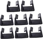 Generic 8pcs Chair Fasteners Couches Rattan Furniture Clips Chair Making Clip Sectional Chair Clips Rattan Sofa Clamps Furniture Module Fasteners Wicker Furniture Clip Plastic Black
