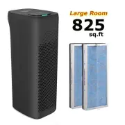 Home Air Purifier H13 True HEPA Washable Filter Cleaner+2*Filters for Smog Pet