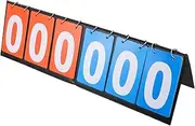 MOBUTOFU Multi Functional Scoreboard Plate Portable Scorer for Basketball Football Tennis and More for Indoor and Outdoor Games Easy to Use and Efficient