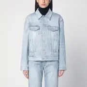 [Balenciaga] Light blue denim jacket M Light blue