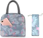 Insulated Lunch Bag Tote Bag for Women Wide Open Insulated Cooler Bag