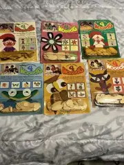 Wooodls Craft Lot Of 6 Vintage 80s Rare Solon Manufacturing Co