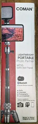 Professional Aluminum Tripod Stand with Phone Clip for DSLR Camera Phone Selfie