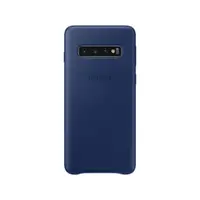 在飛比找e-Payless百利市購物中心優惠-SAMSUNG GALAXY S10 原廠皮革背蓋 藍 (台