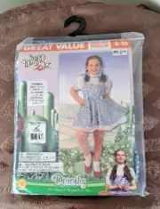 Wizard of Oz Dorothy Child Halloween Costume Size Medium (8-10) Dress-up Rubie's