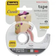Scotch Scrapbooking Double Sided Tape 1/2"X300" Removable Home School Office