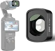 JJC 0.72x Wide-Angle Lens for DJI Osmo Pocket 3 Creator Combo Accessories - Magnetic Attach/112° FOV/Dual Anti-Reflective Coating/Optical Glass/Aluminum Frame