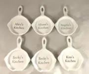Mini Skillet Spoon Rest - Names - Alice, Alison, Angela, Becky, or Kim's Kitchen