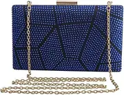 [LETODE] Crystal Sparkly Evening Clutch Bag Women Evening Handbags Purse Rhinestone Glitter Clutch Purse