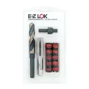 EZ-450-8 Threaded Inserts for Metal; M8-1.25 Installation Kit, Steel, Black O...