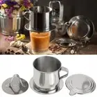 Stainless Steel Pot Infuser Vietnamese Drip Coffee Filter Maker for Home Office