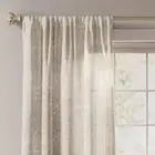 1pc 54"x84" Light Filtering Linen Window Curtain Panel Cream - Threshold
