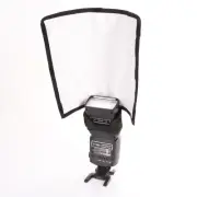 Foldable Speedlight Reflector Snoot Sealed Flash Diffuser For DSLR Canon Nikon S