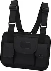 [Lmyit] Running Chest Pack - Front Backpack Chest Pouch,Adjustable Front Pack, Travel Chest Pack, Fashion for Running, Hiking, Workouts, Cycling & Ski