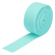 Twill Wide Elastic Band 1.2" Flat 2 Yard Aquamarine Blue for Sewing